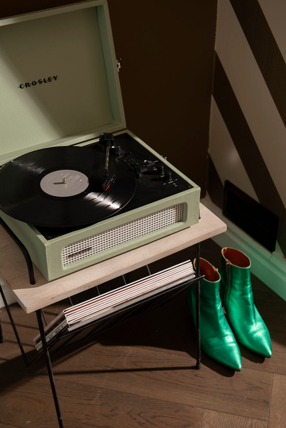 Giradischi Crosley Voyager Menta