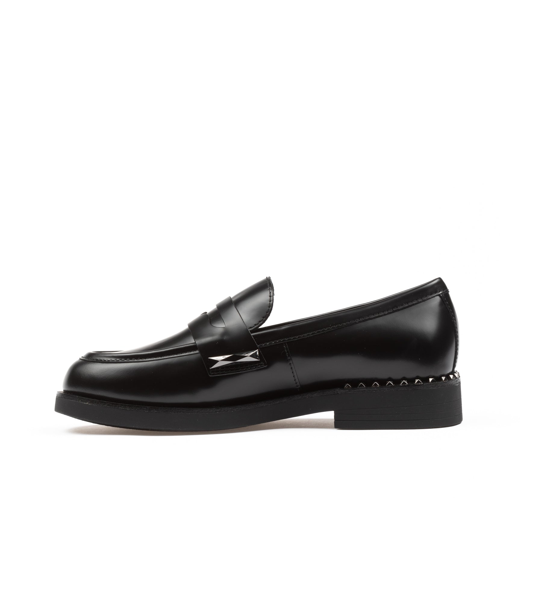 Ash Whisper Studs Mocassino Nero Donna