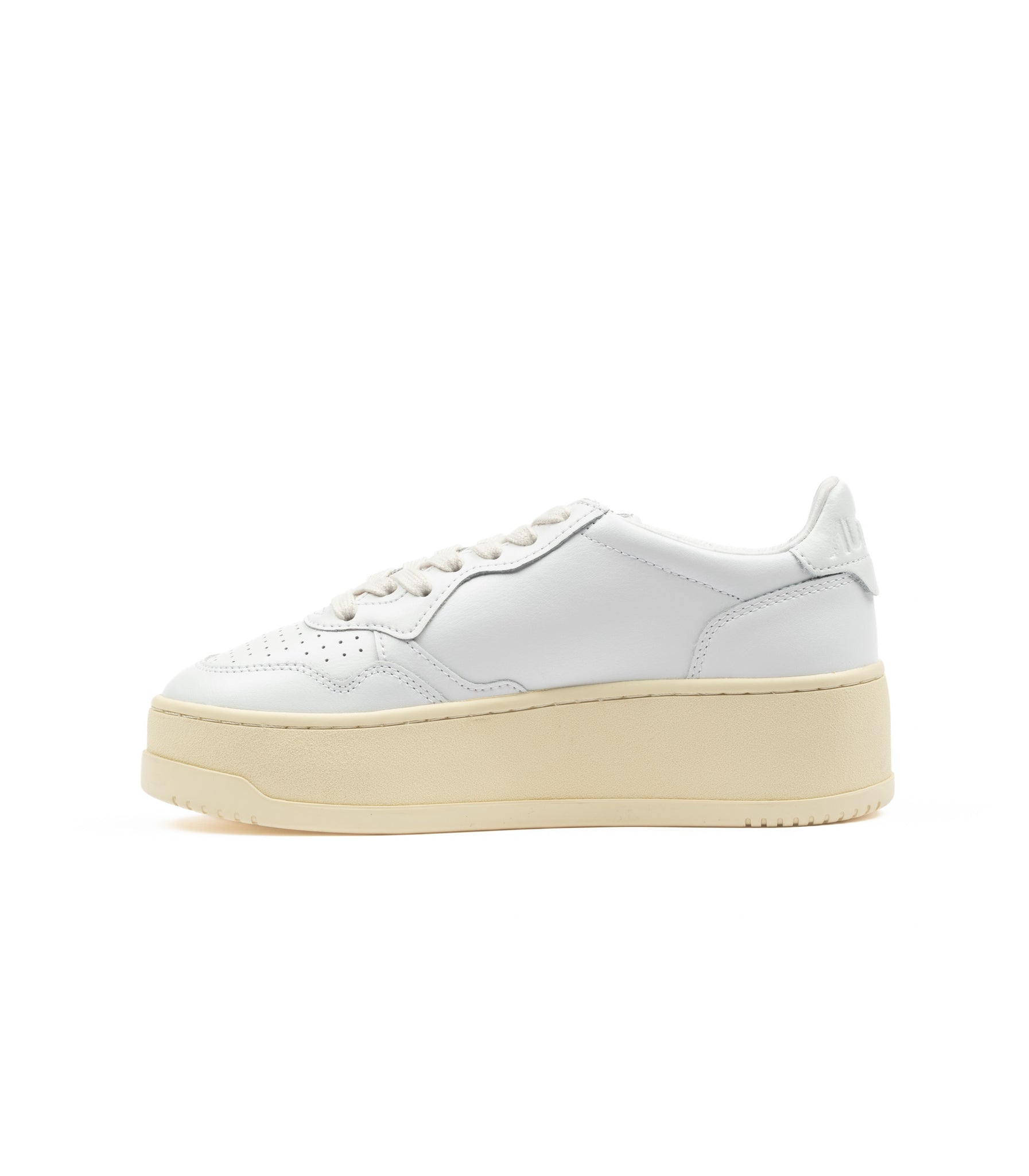 Autry Medalist Platform Low Bianco Donna