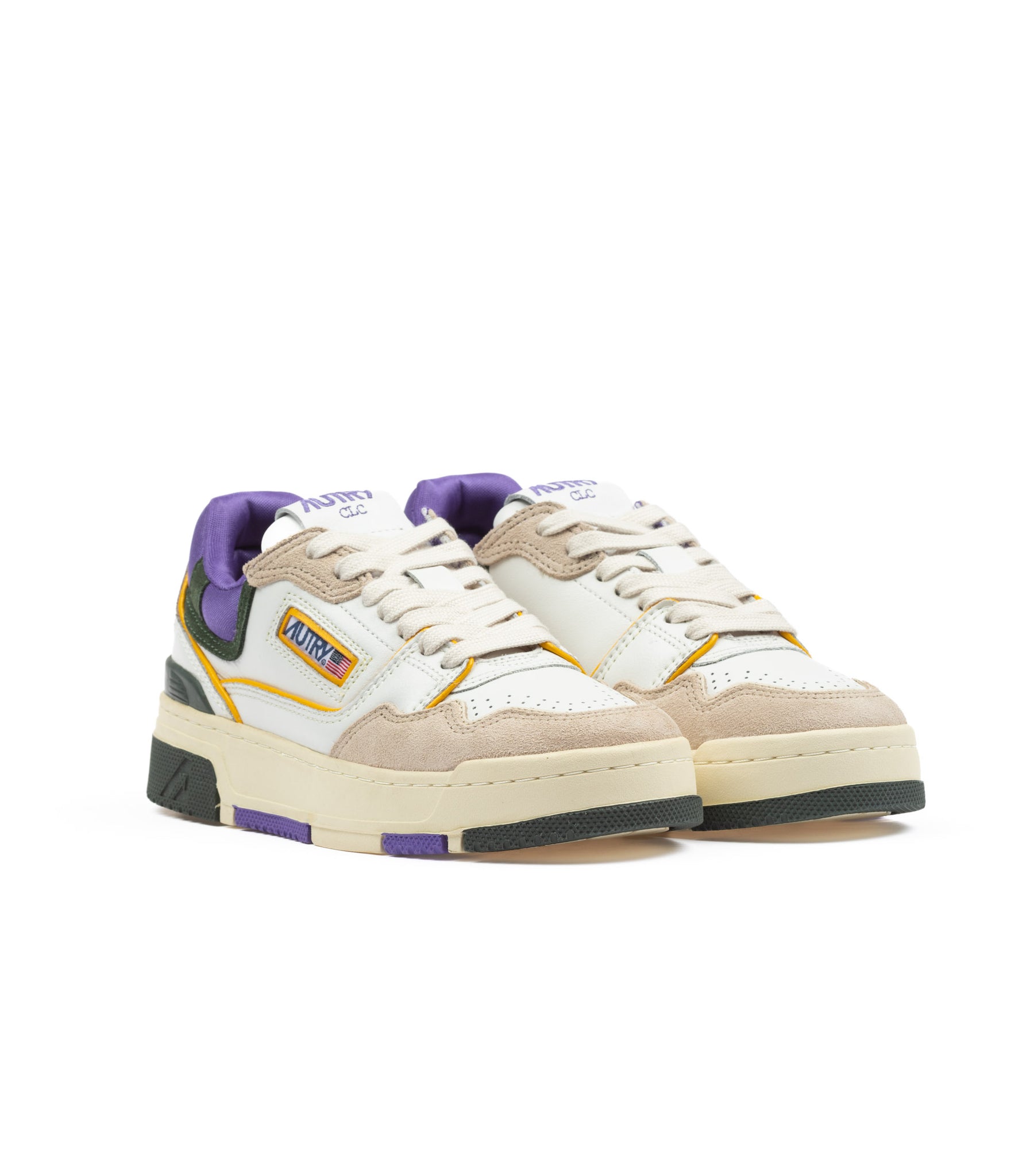 Autry Clc Low Bianco Viola Donna