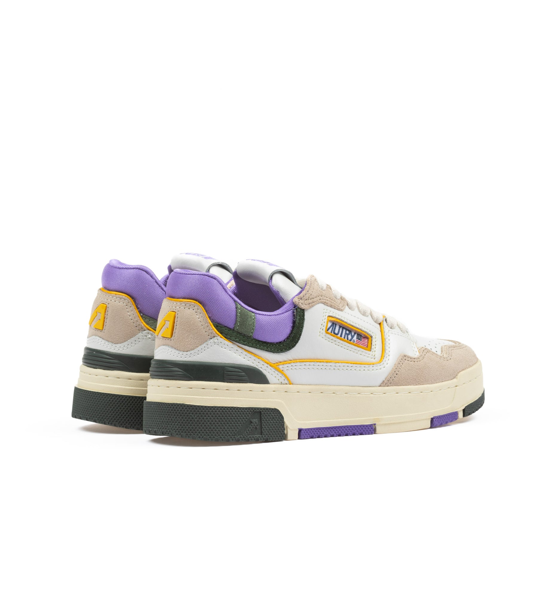 Autry Clc Low Bianco Viola Donna