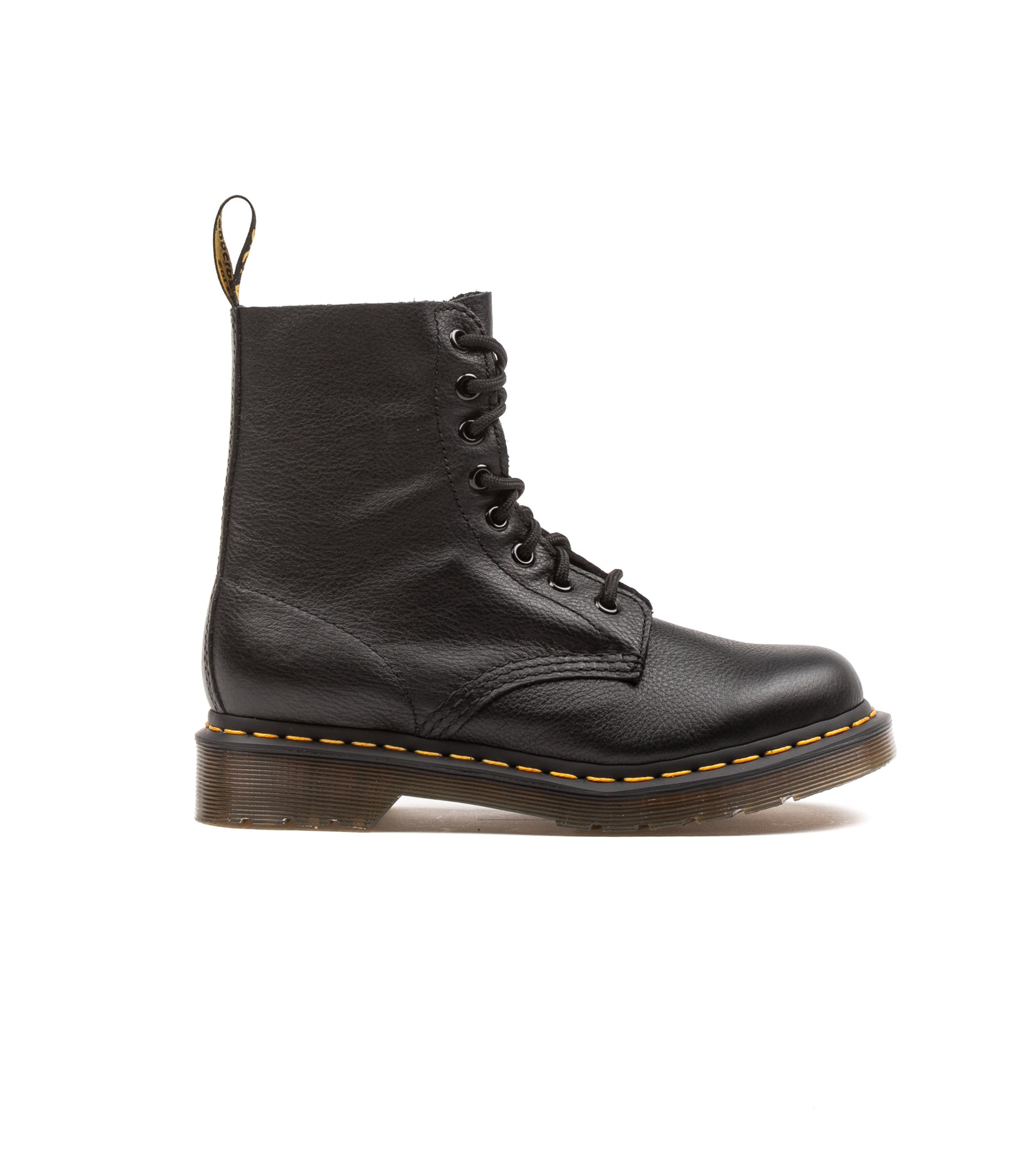 Dr. Martens 1460 Pascal Virginia Pelle Morbida Martellata Nero Donna 152Store