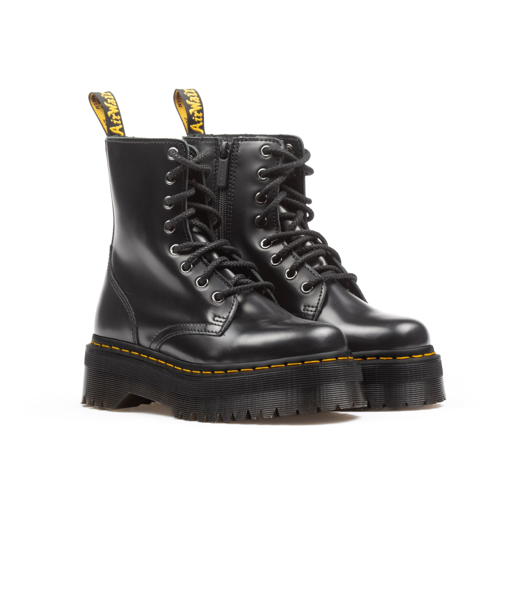 Dr. Martens Jadon Polished Smooth Nero Donna