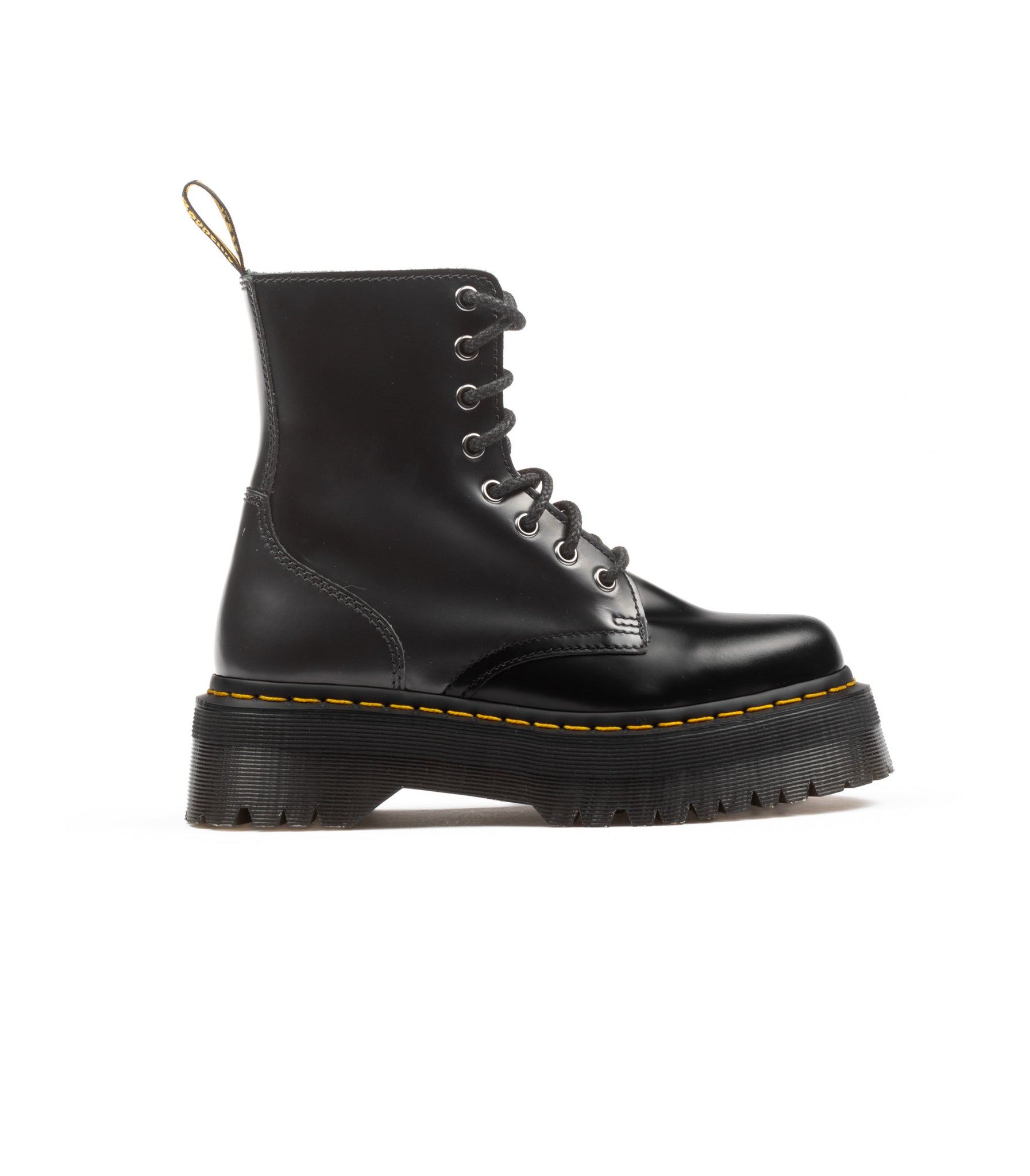 Dr. Martens Jadon Polished Smooth Nero Donna