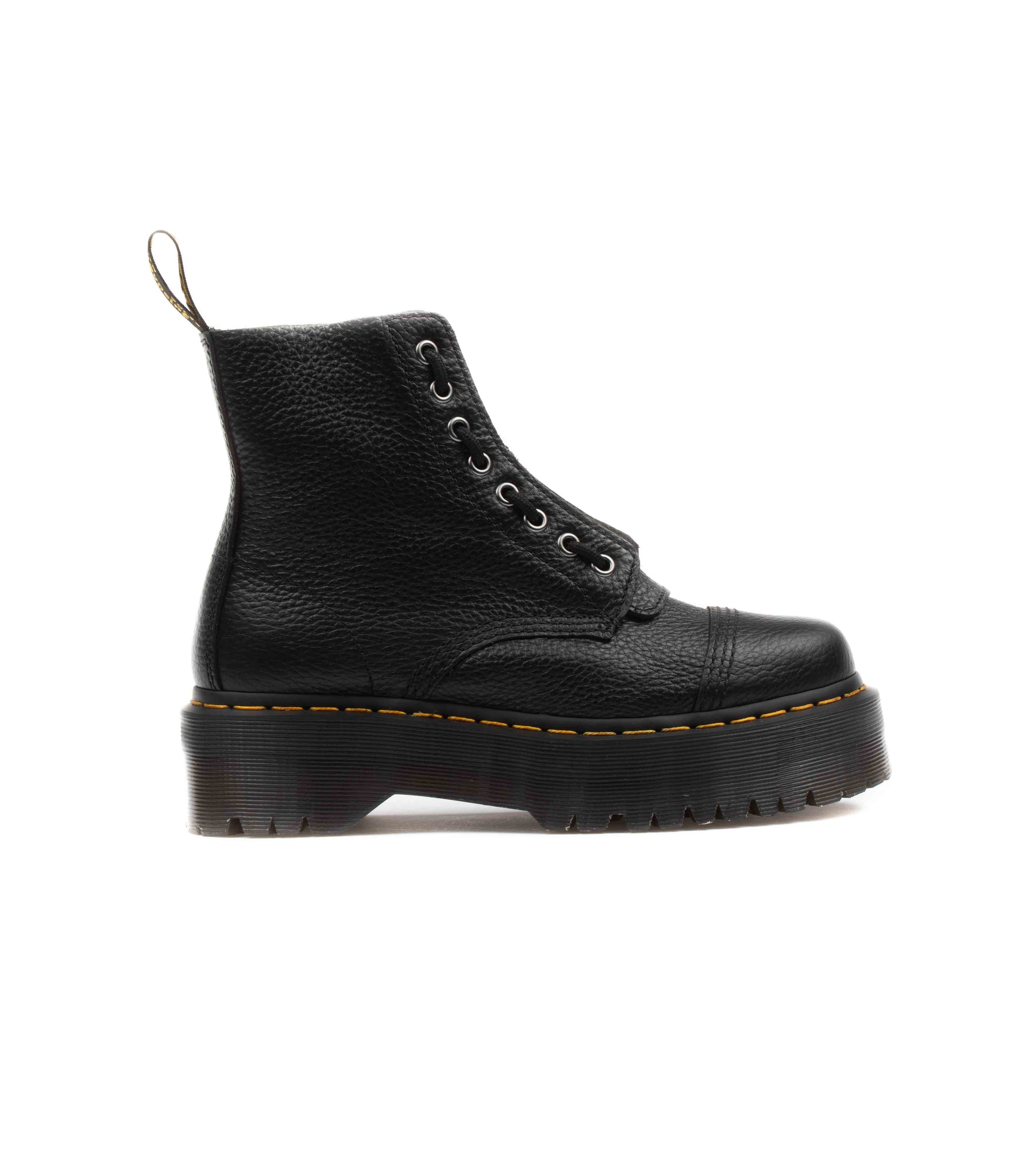 Dr. Martens Sinclair Milled Nappa Zip Con Suola Jadon Nero Donna