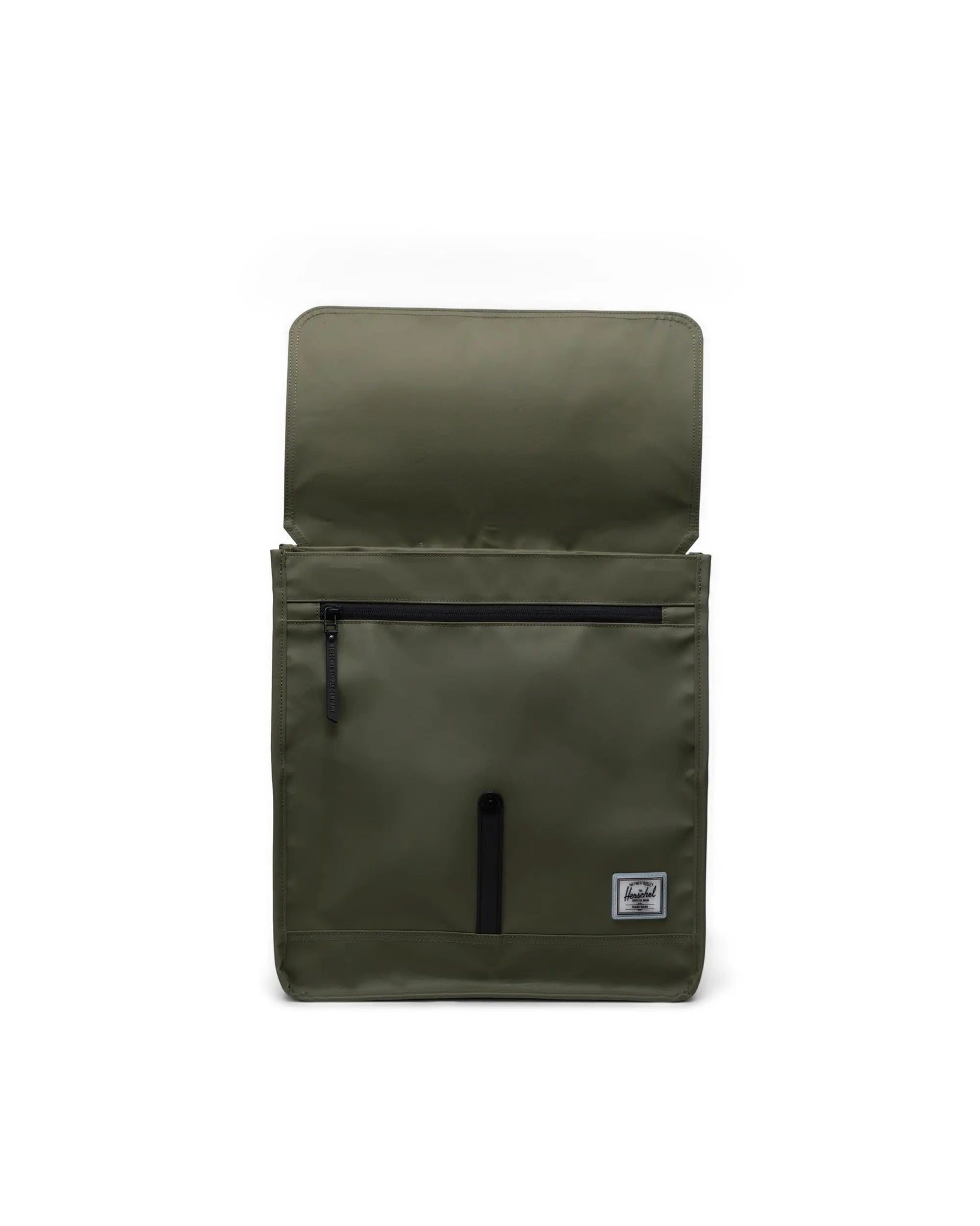 Zaino Herschel City Mid Impermeabile Verde Militare