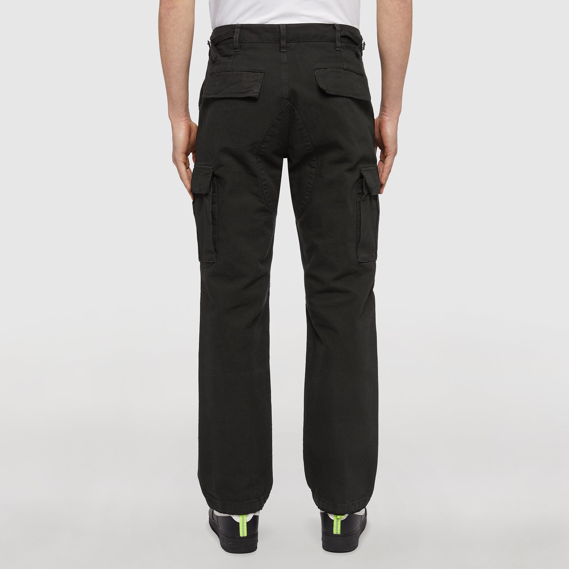 Pantaloni Iuter Cargo Canvas Nero