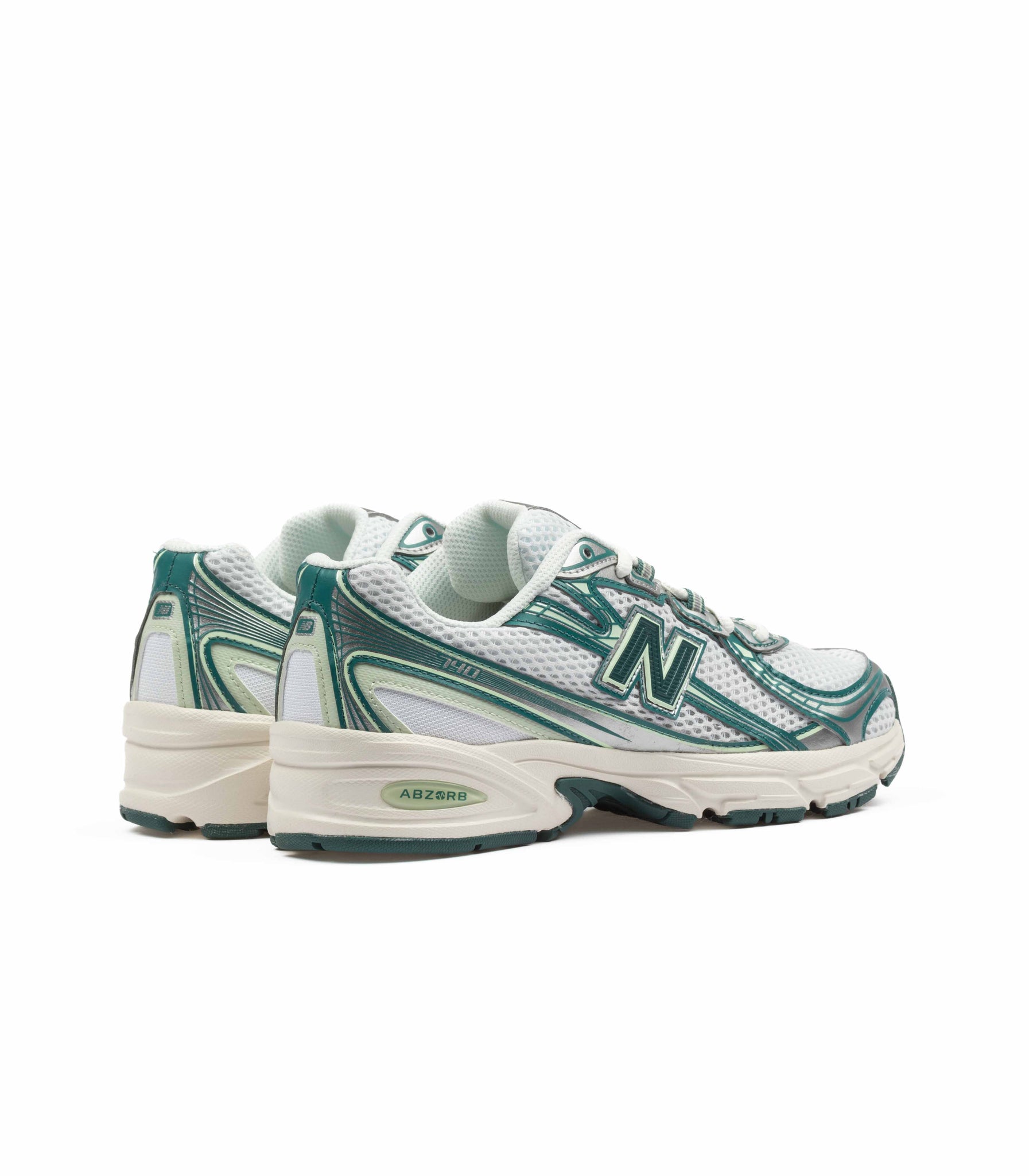 New Balance 740 Mesh White Green Donna