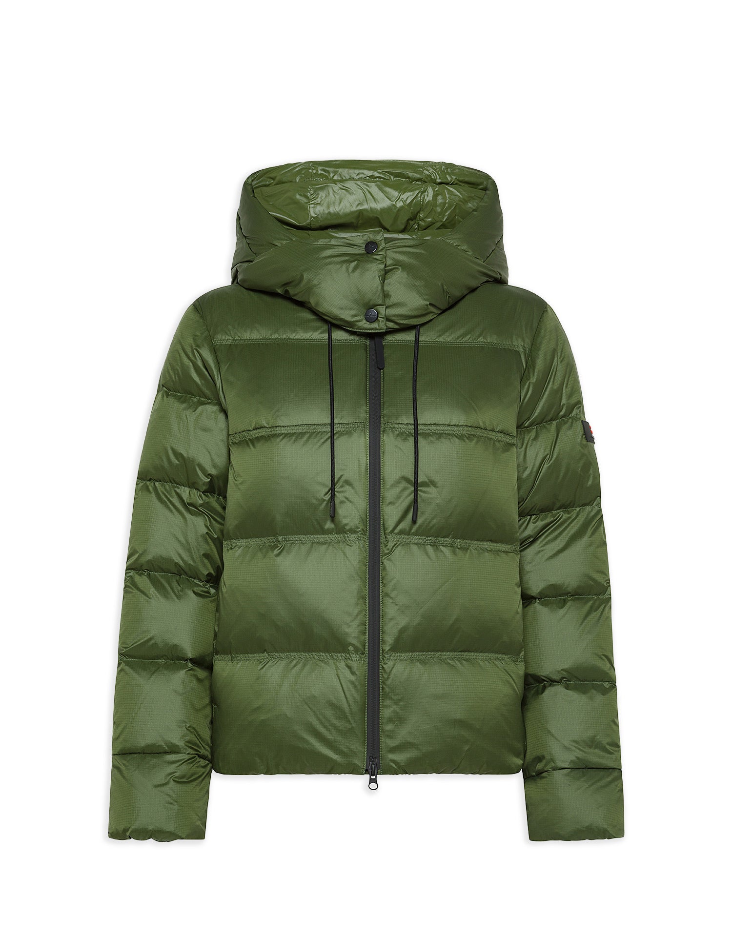 Bomber Donna Peuterey In Nylon Leggero E Ripstop Verde