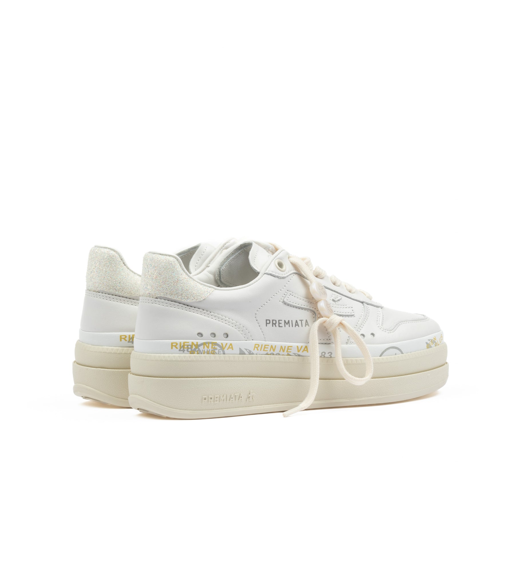 Premiata Micol 7010 Pelle Bianco Donna