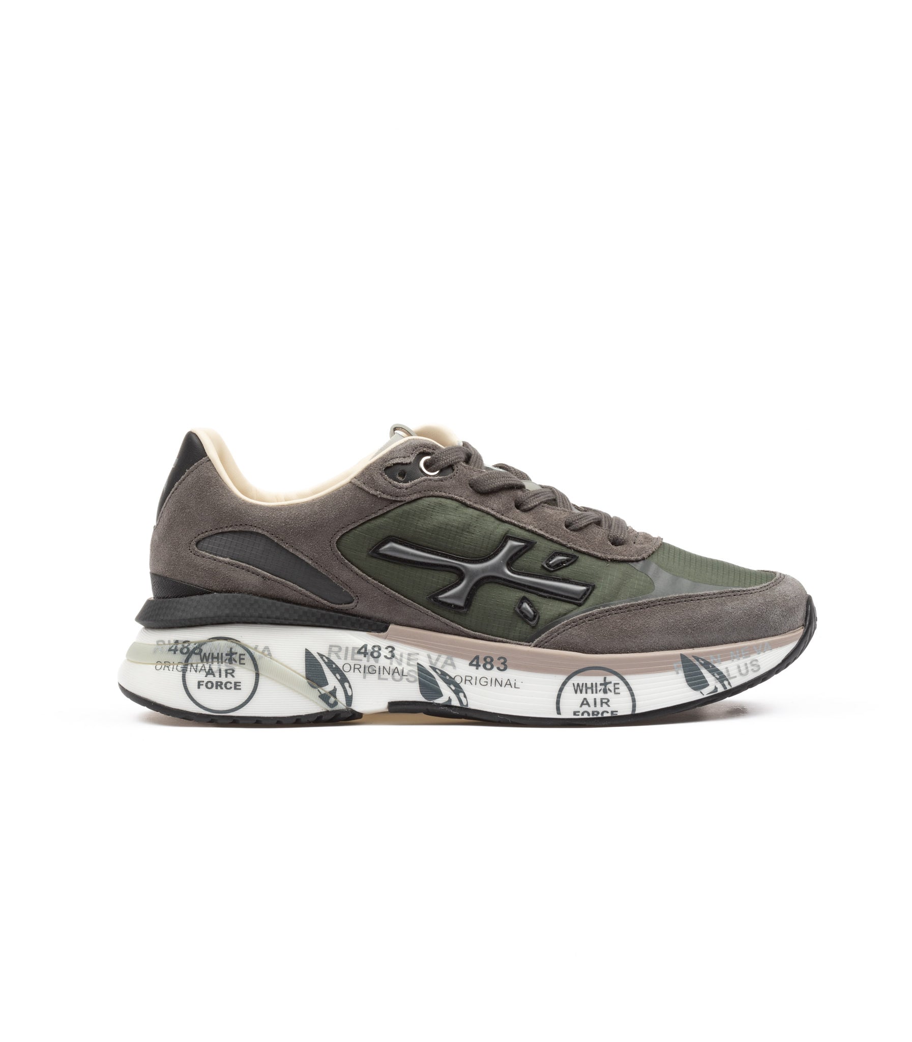 Premiata Moe Run 7106 Verde Militare Uomo