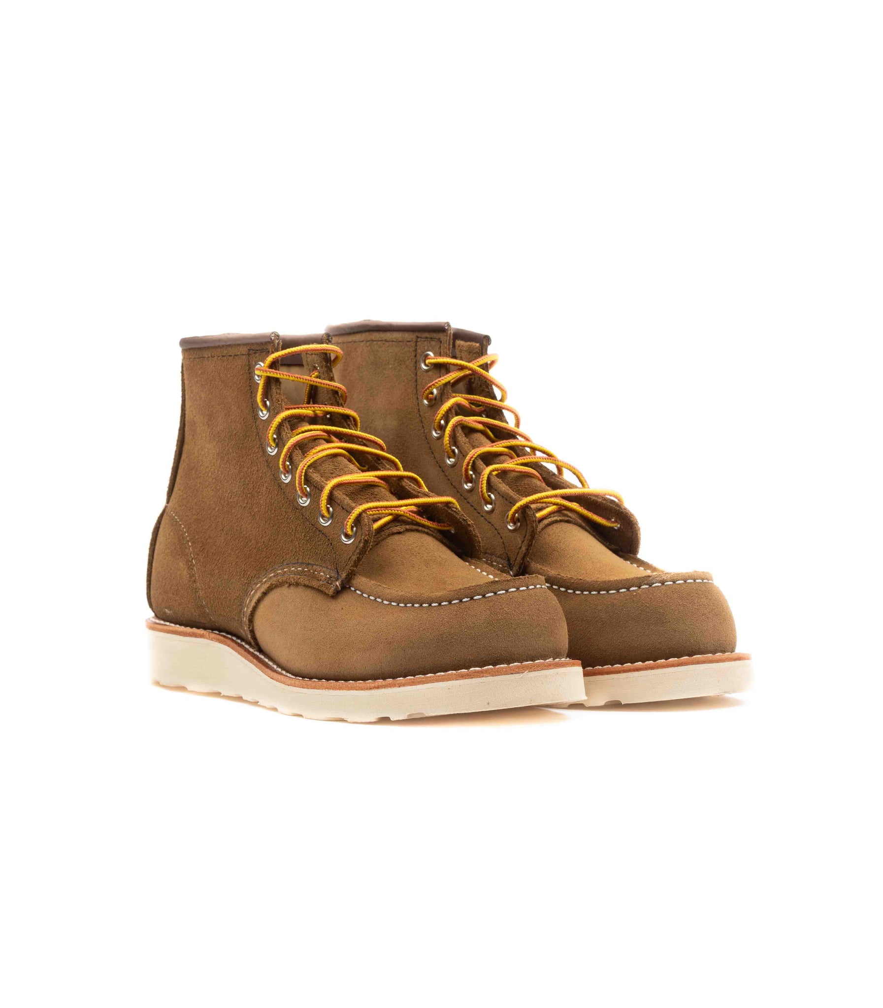 Red Wing Classic Moc 6 Inch Toe Olive Mohave Suede