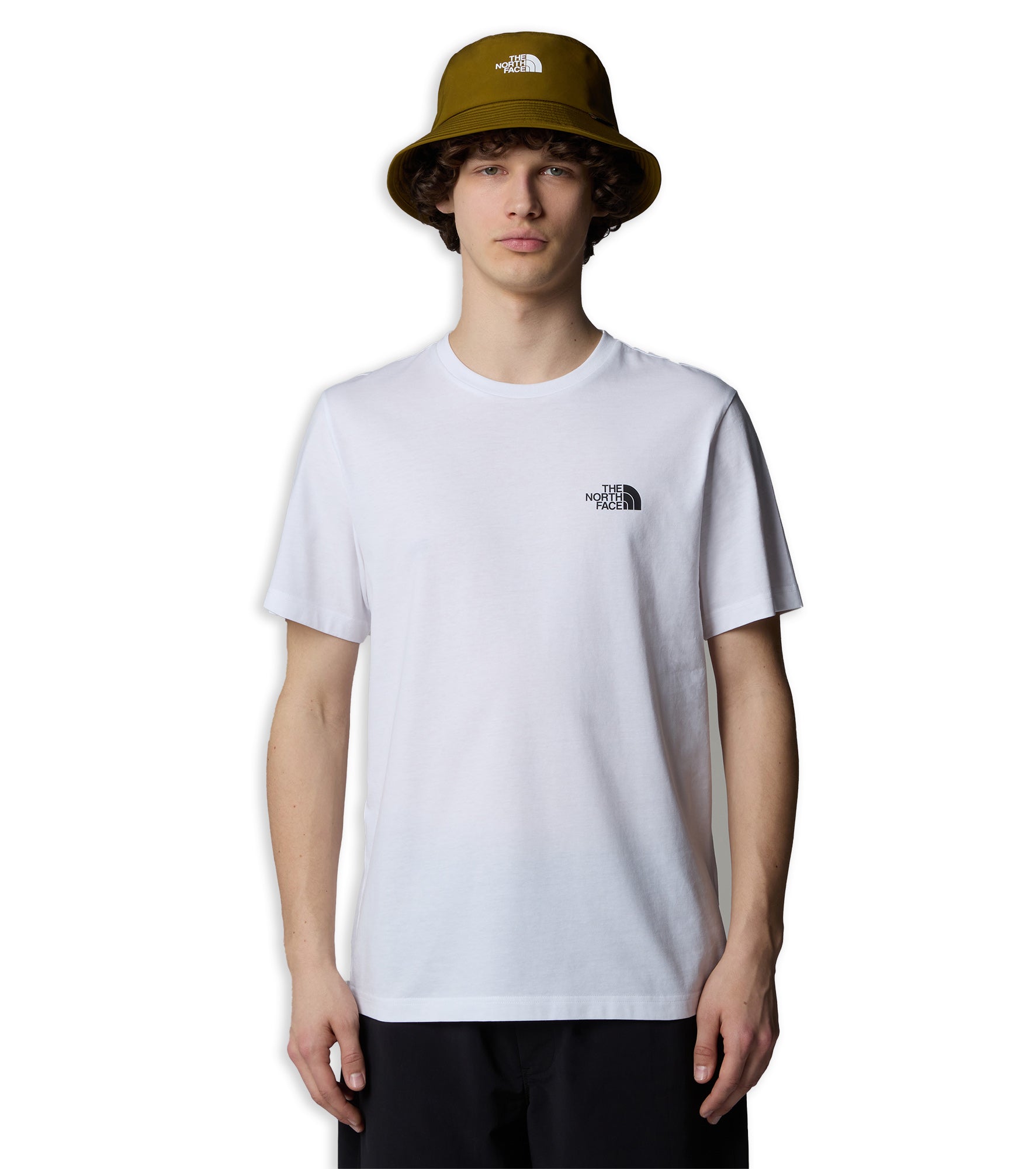 The North Face Men'S /S Simple Dome Tee Bianco