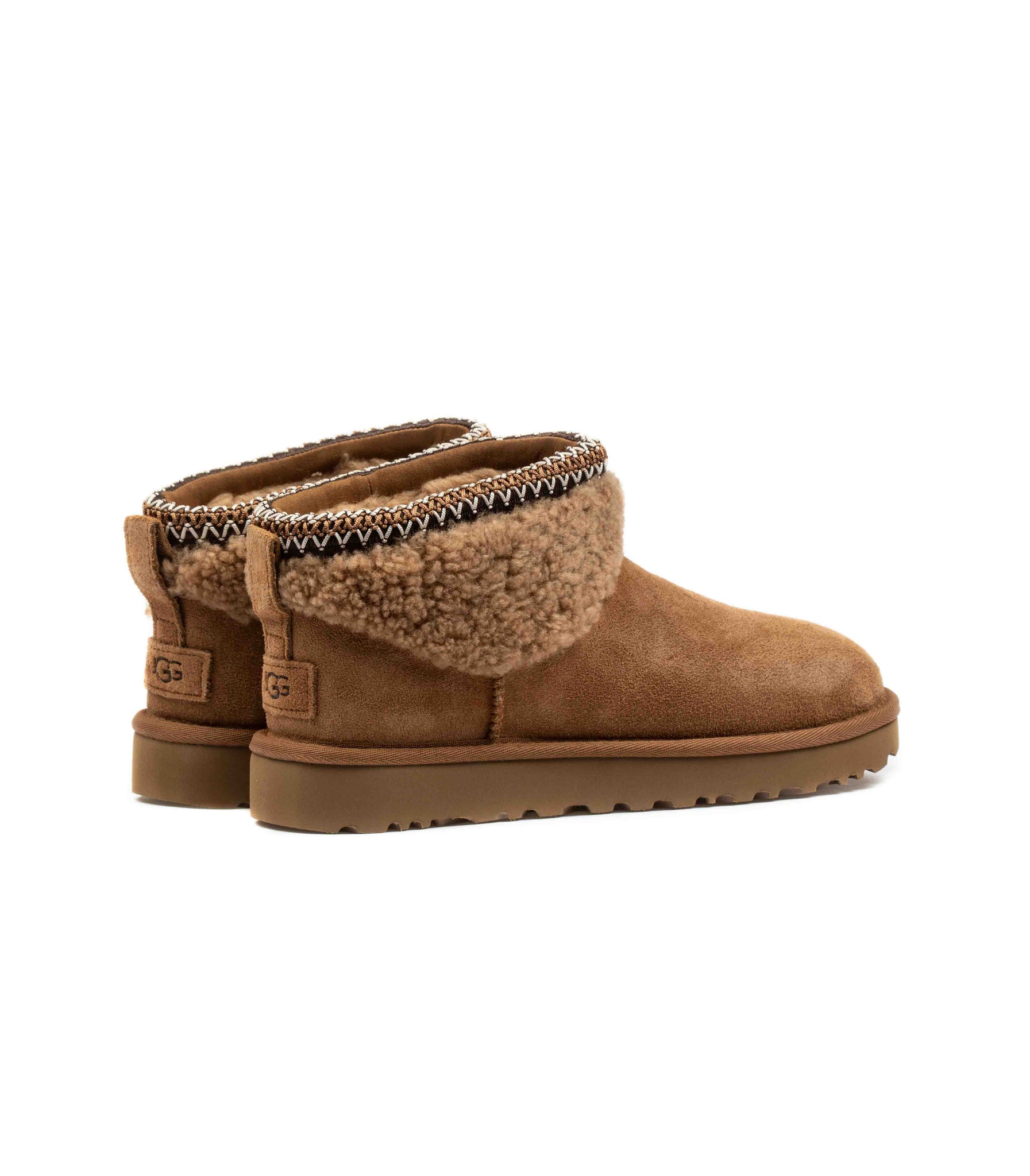 Ugg W Classic Ultra Mini Maxi Curly Nocciola