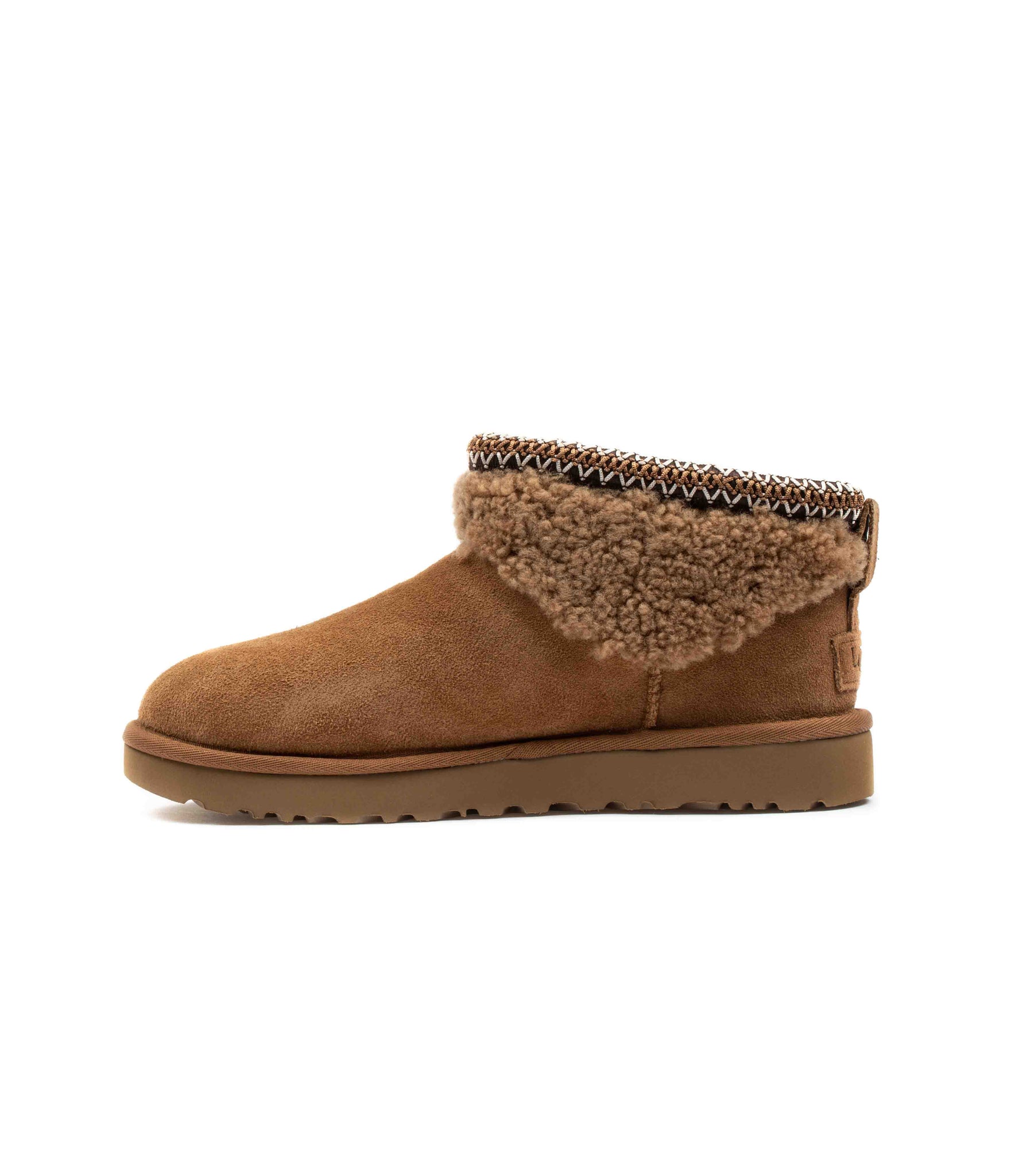 Ugg W Classic Ultra Mini Maxi Curly Nocciola