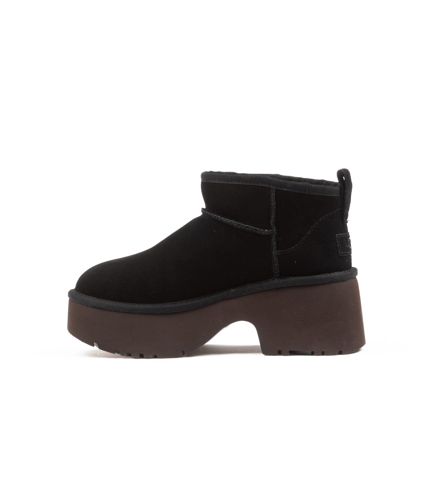 Ugg W Classic Ultra Mini New Heights Nero Donna