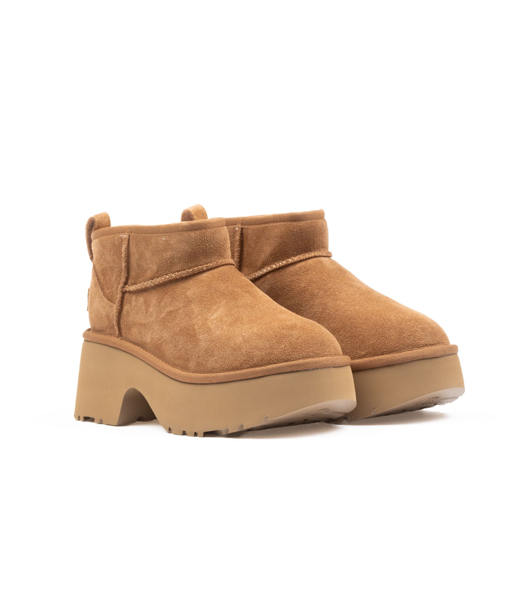 Ugg W Classic Ultra Mini New Heights Nocciola Donna