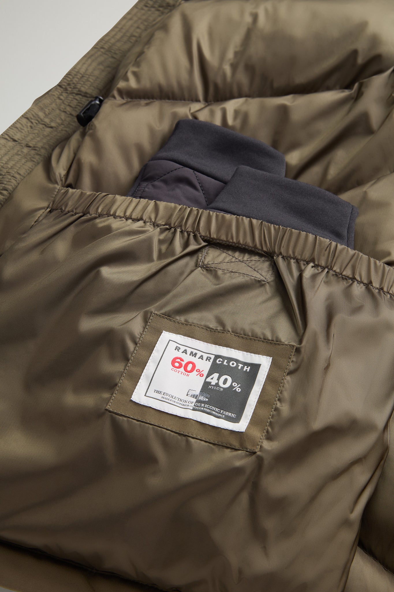 Woolrich Arctic Parka In Ramar Cloth Verde