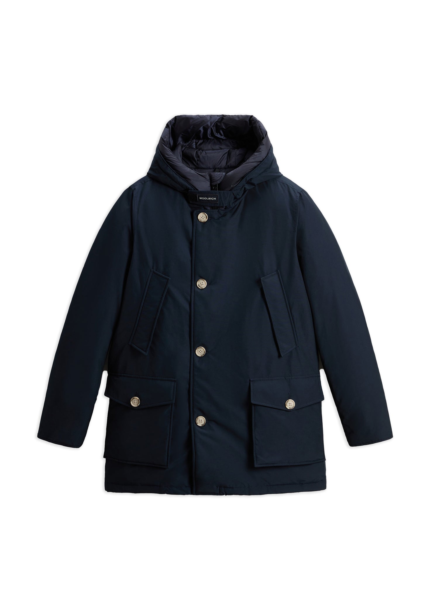 Woolrich Arctic Parka In Ramar Cloth Blu