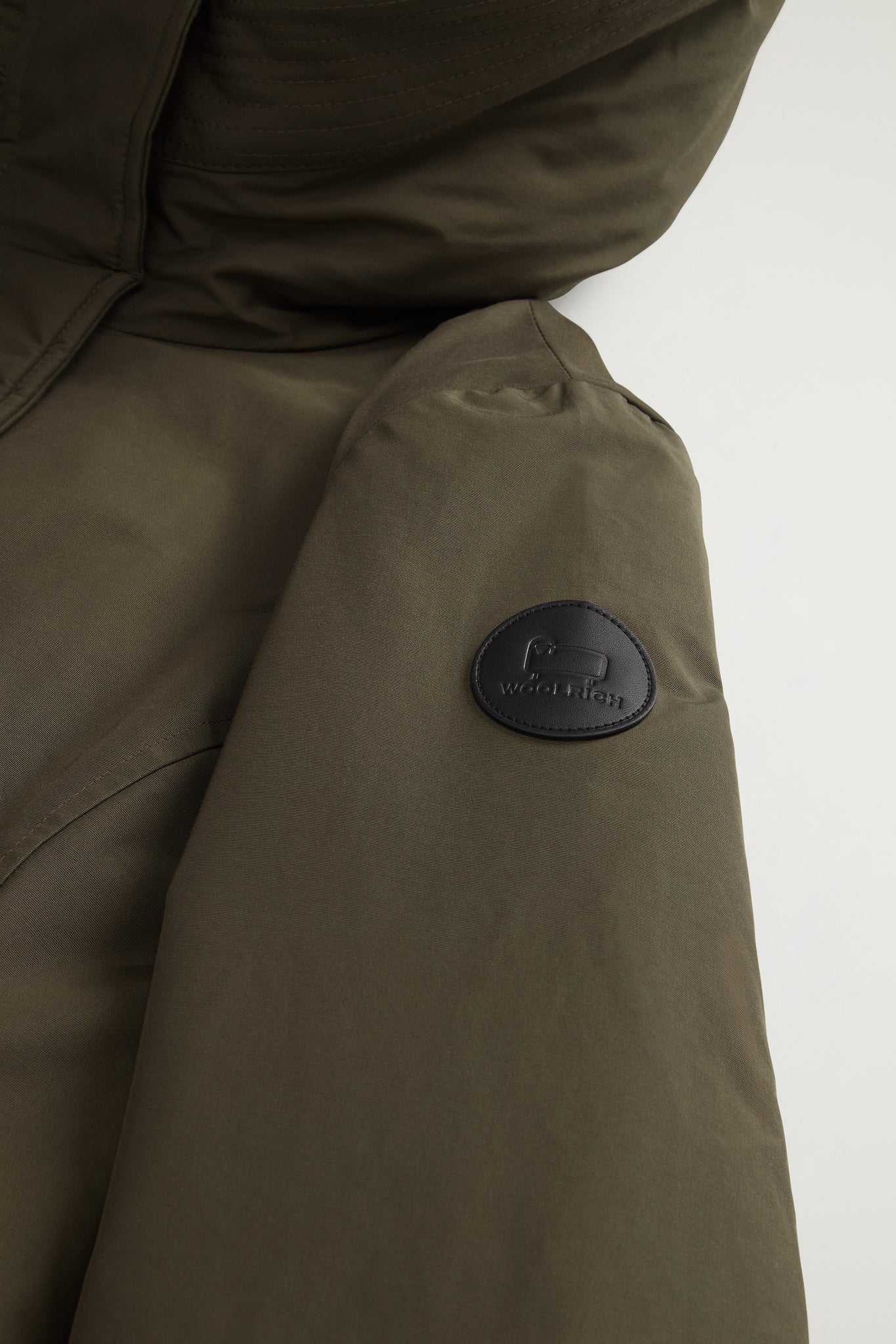 Woolrich Boulder Parka In Pelliccia Sintetica Verde Militare