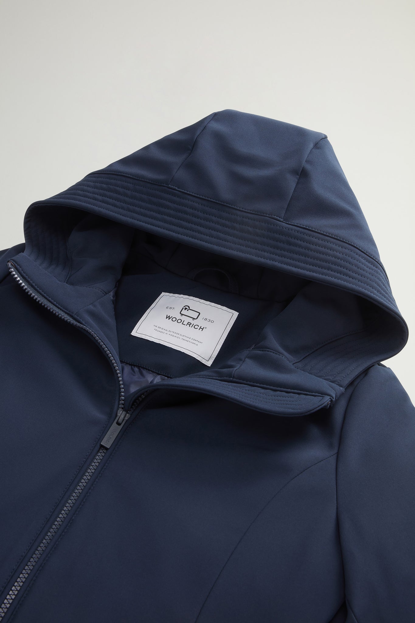 Woolrich Firth Parka In Tech Softshell Blu