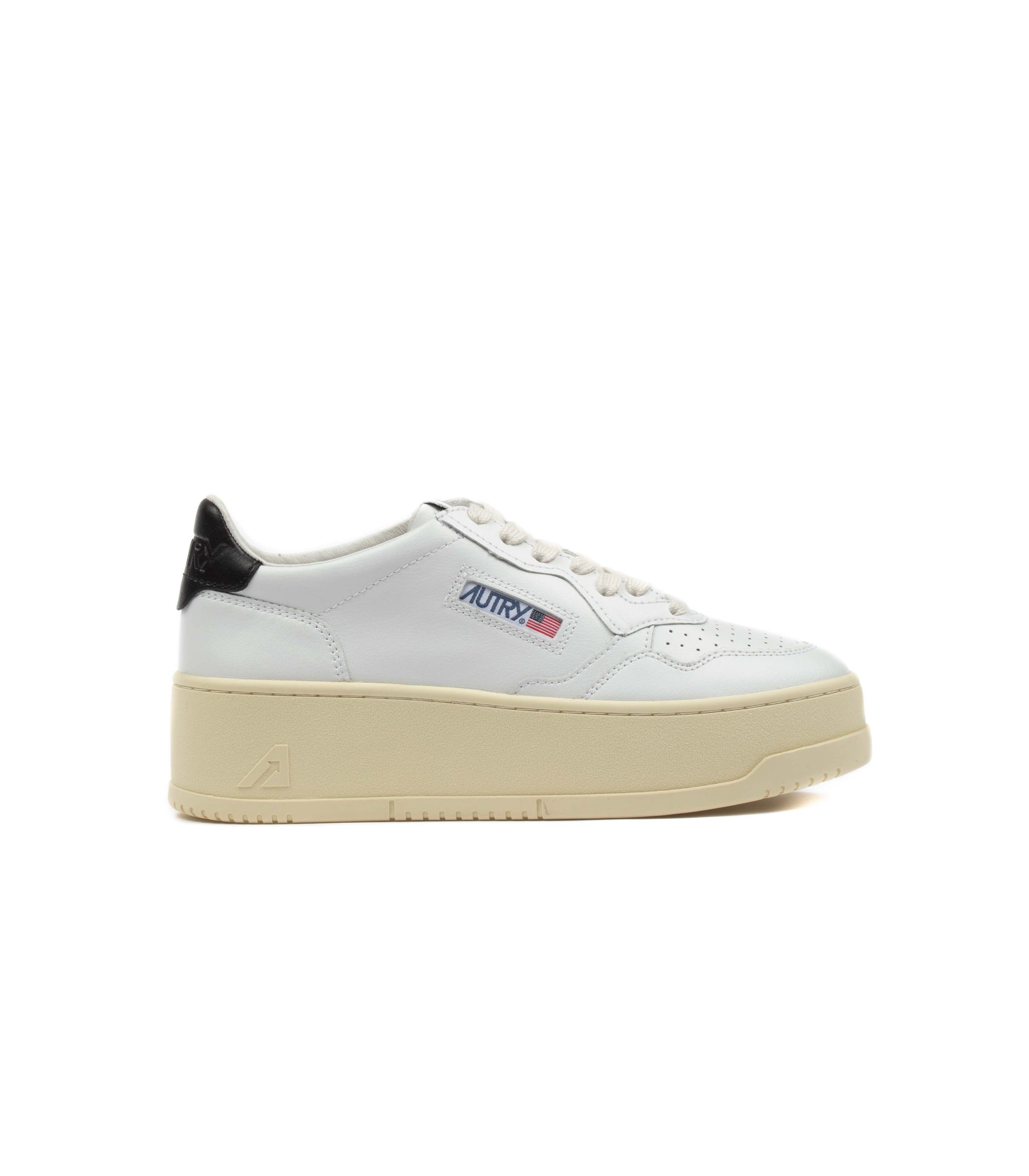 Autry Platform Low White Black