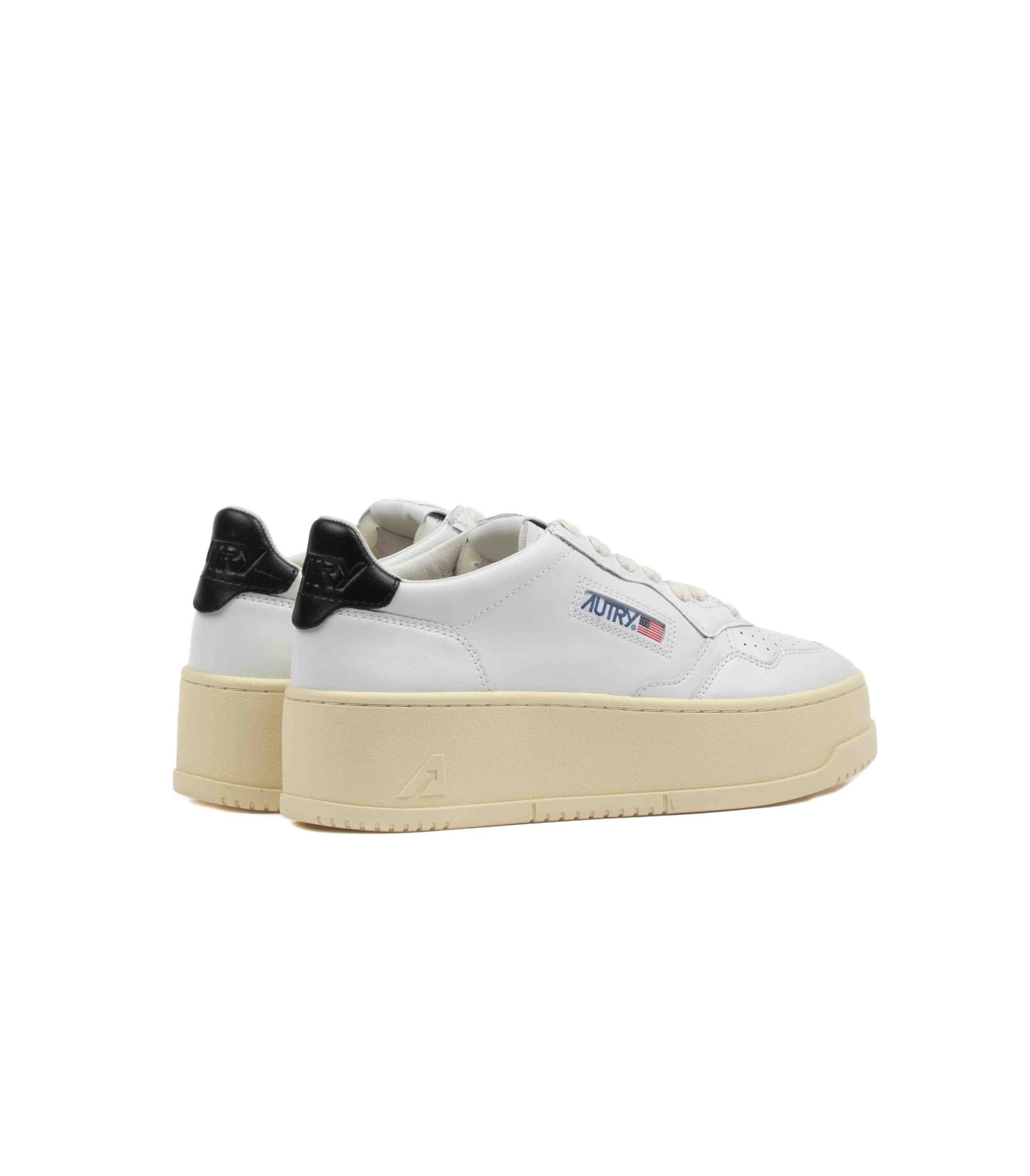 Autry Platform Low White Black