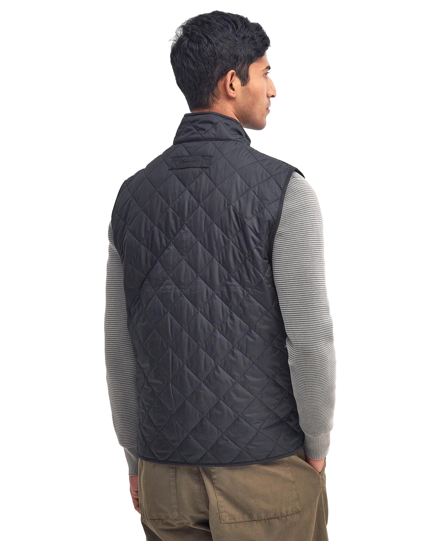 Barbour Gilet Trapuntato Blu Uomo