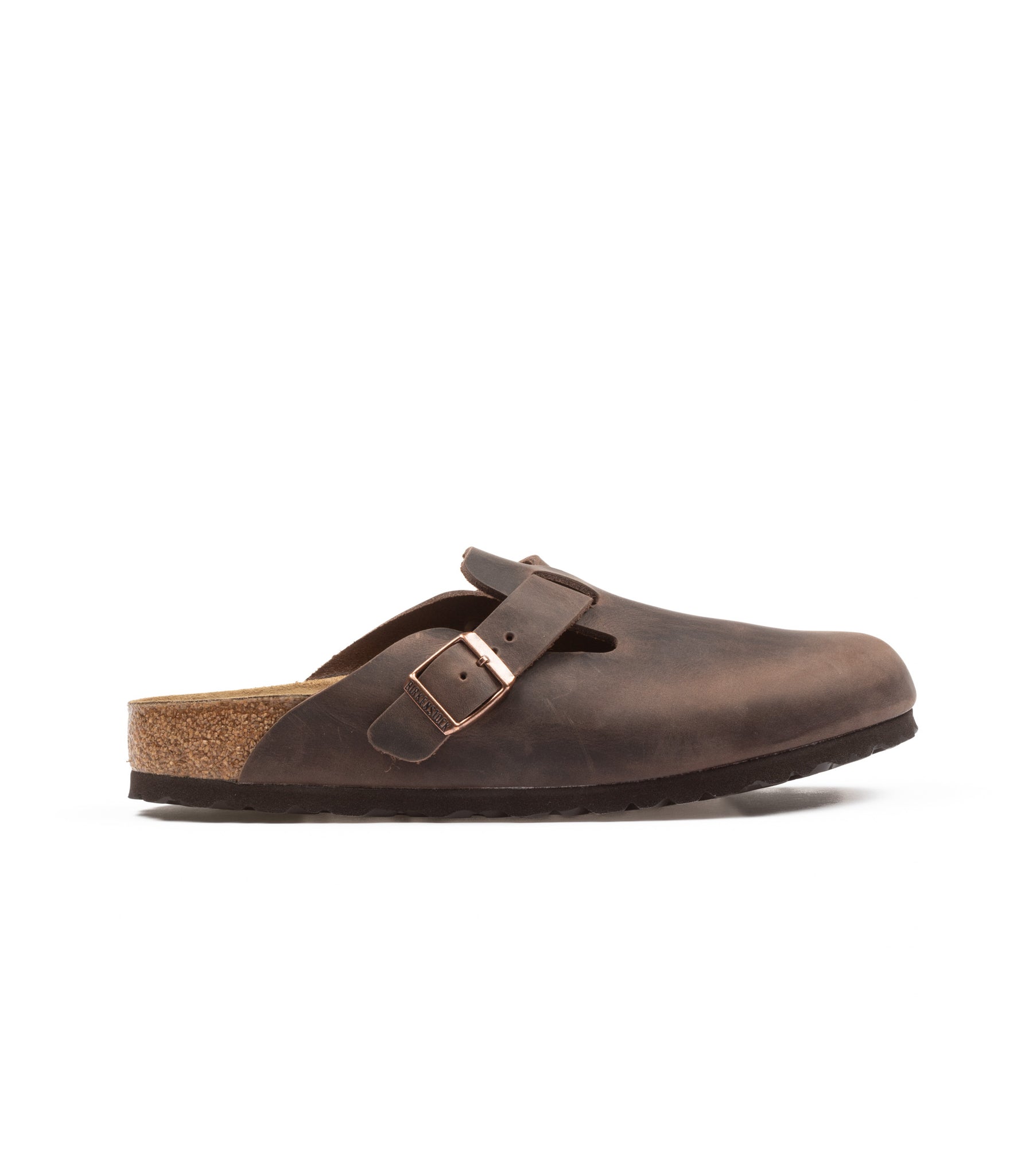 Birkenstock Boston Haban Oiled Leather Brown Unisex