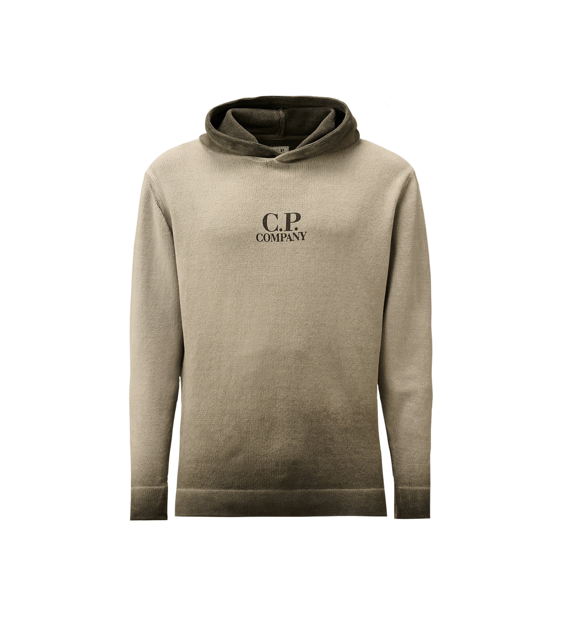 C.P. Company Cotton Chenille Reverse Plat Knitwear-Hooded