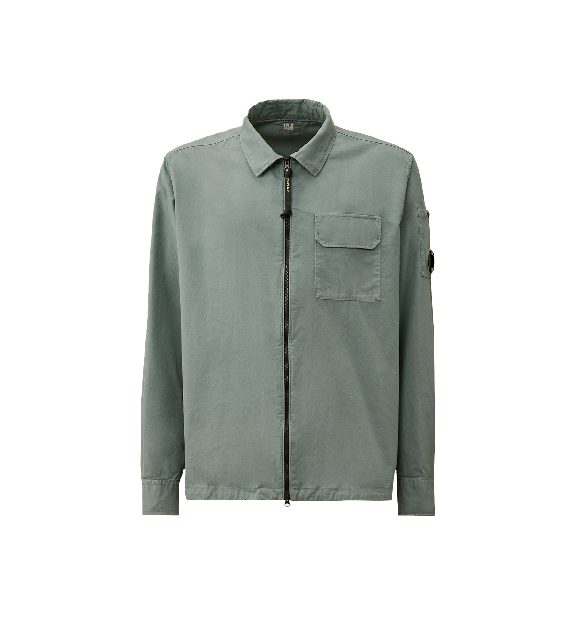 C.P. Company Organic Gabardine Full Zip Overshirt