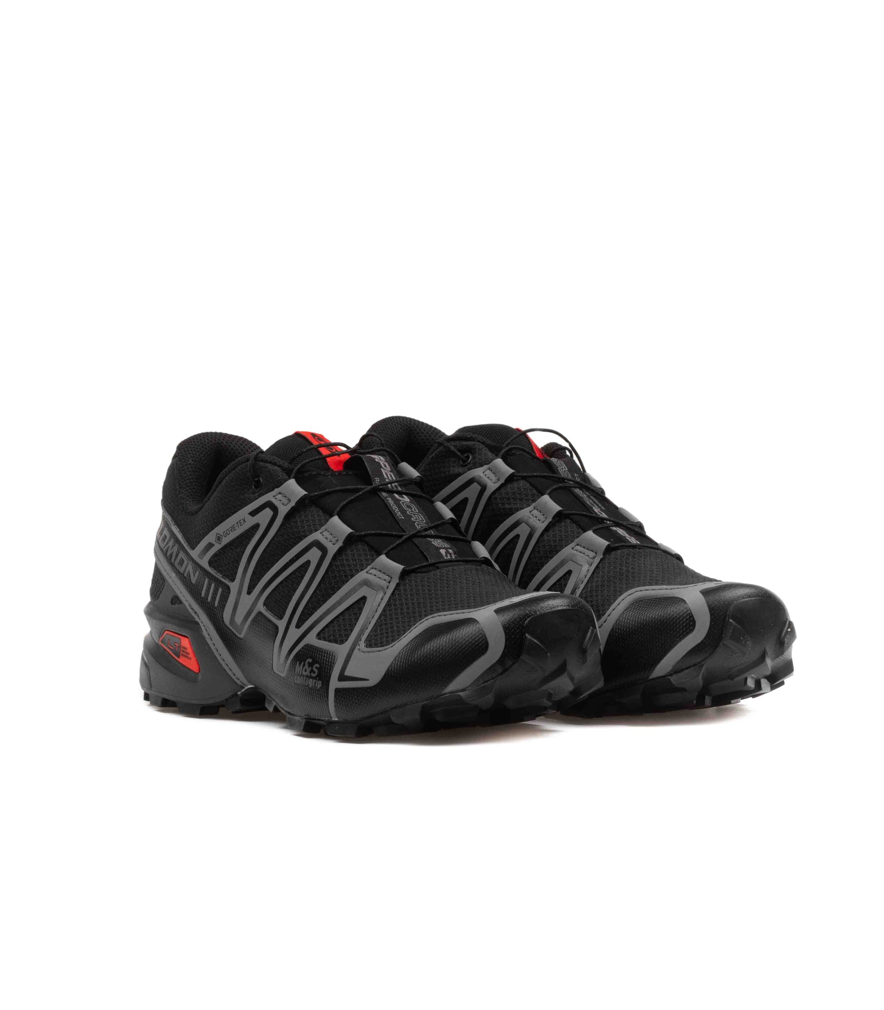 Salomon Speedcross 3 Gtx Black Asphalt Flame Scarlet