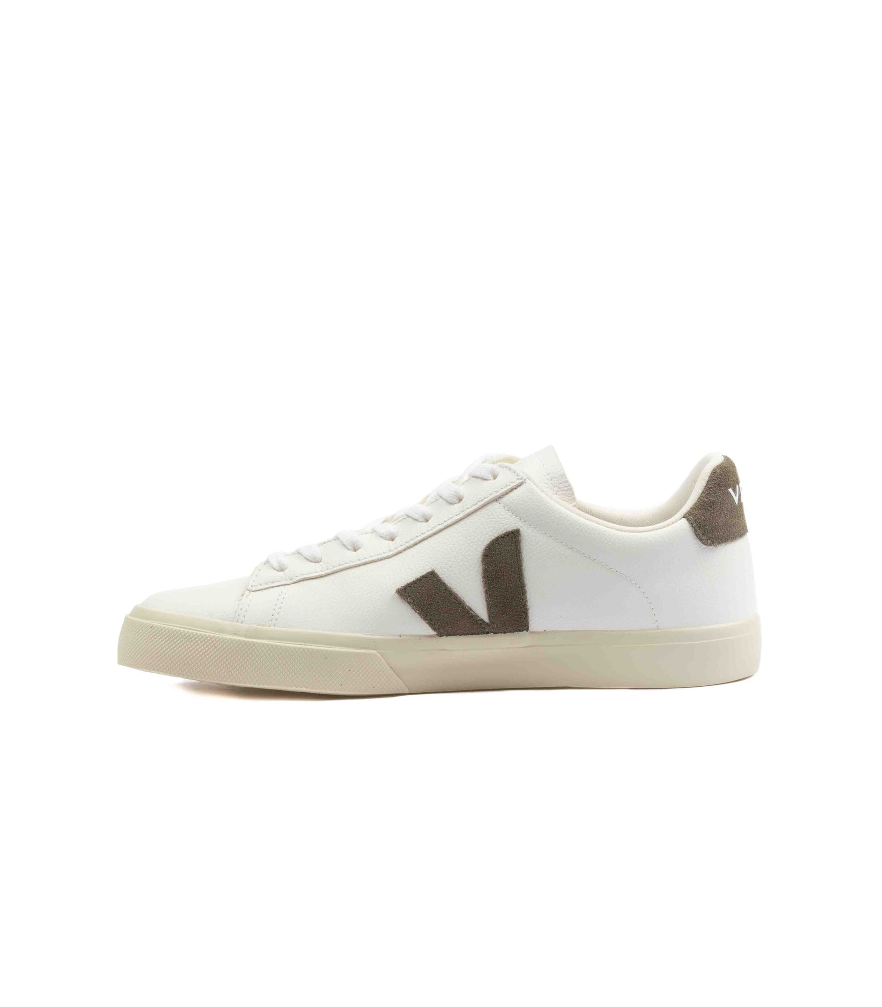 Veja Chromefree Leather White Kaki Uomo