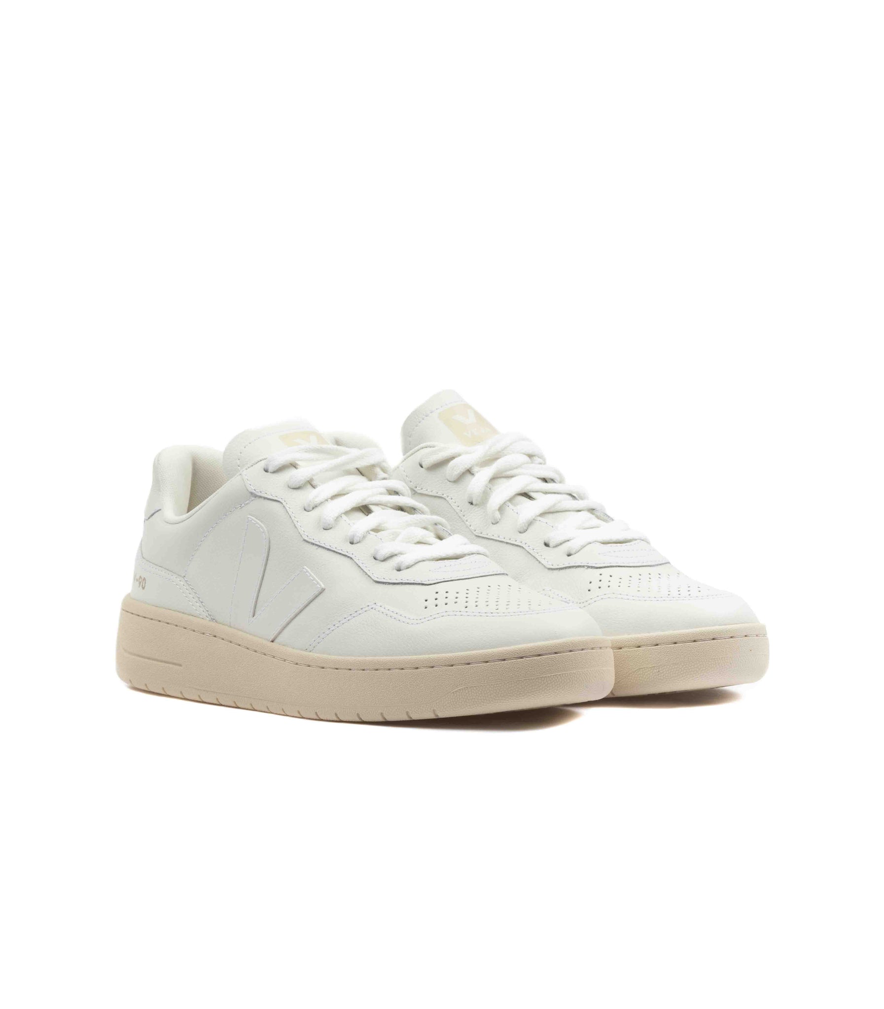 Veja V-90 Leather Bianco Uomo