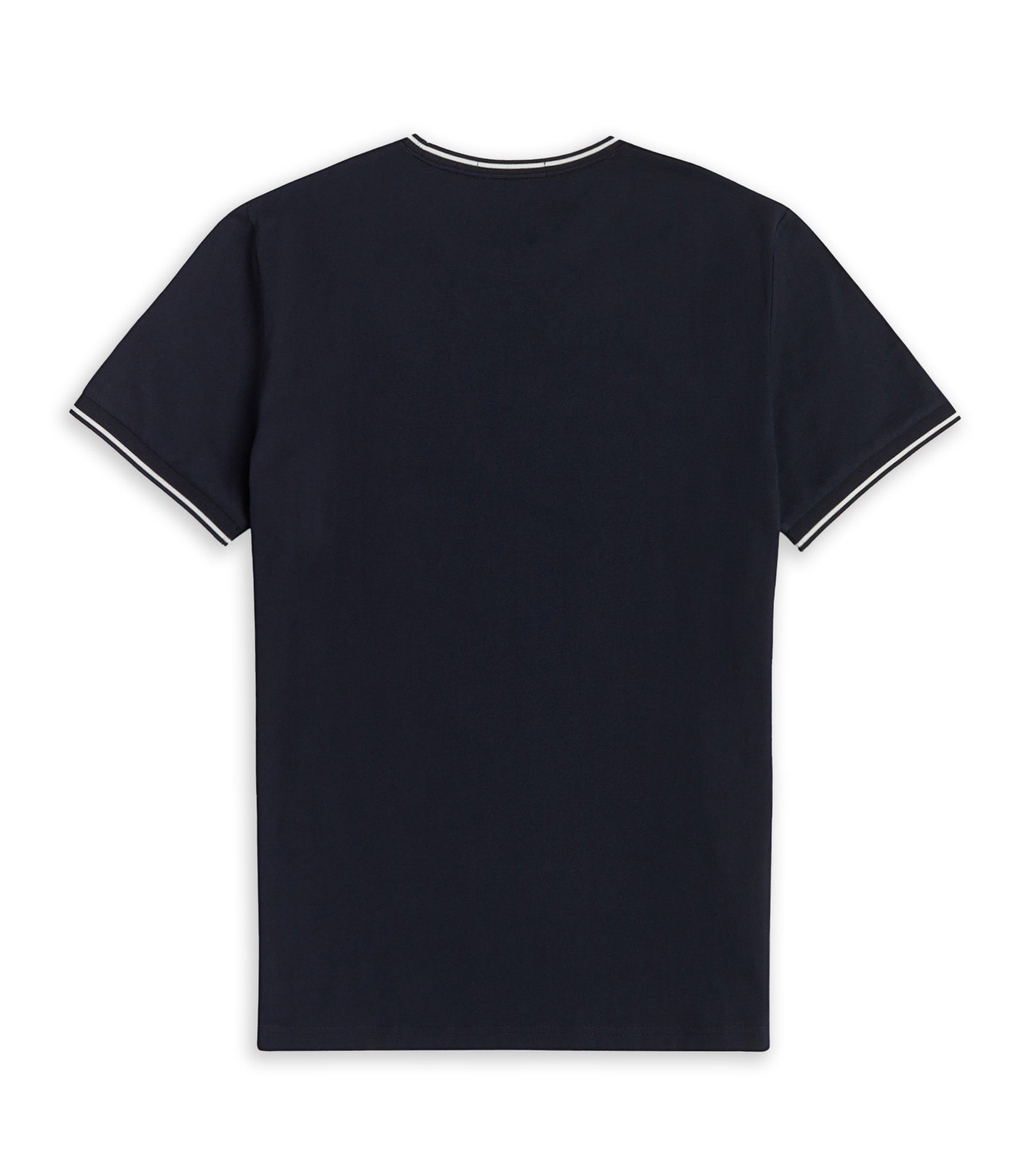 T-Shirt Fred Perry Collo Rigato Blu Uomo