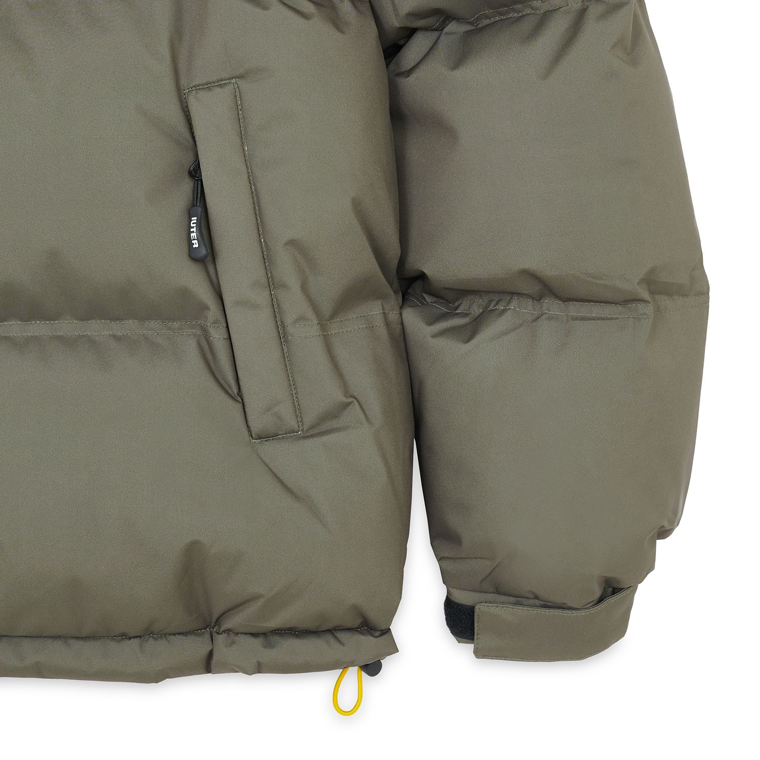 Iuter Puff Jacket Verde Militare Uomo