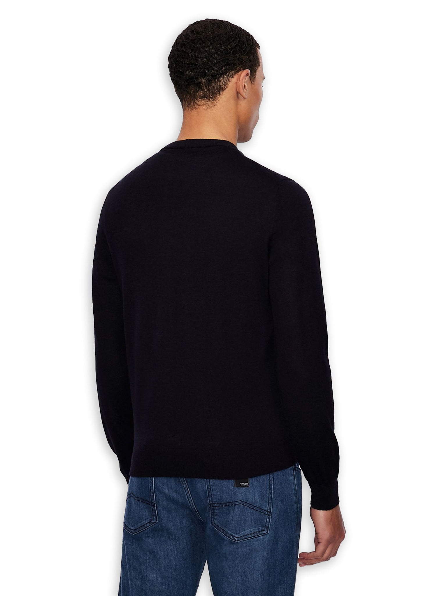 Pullover Armani Man Knitted Blu Uomo