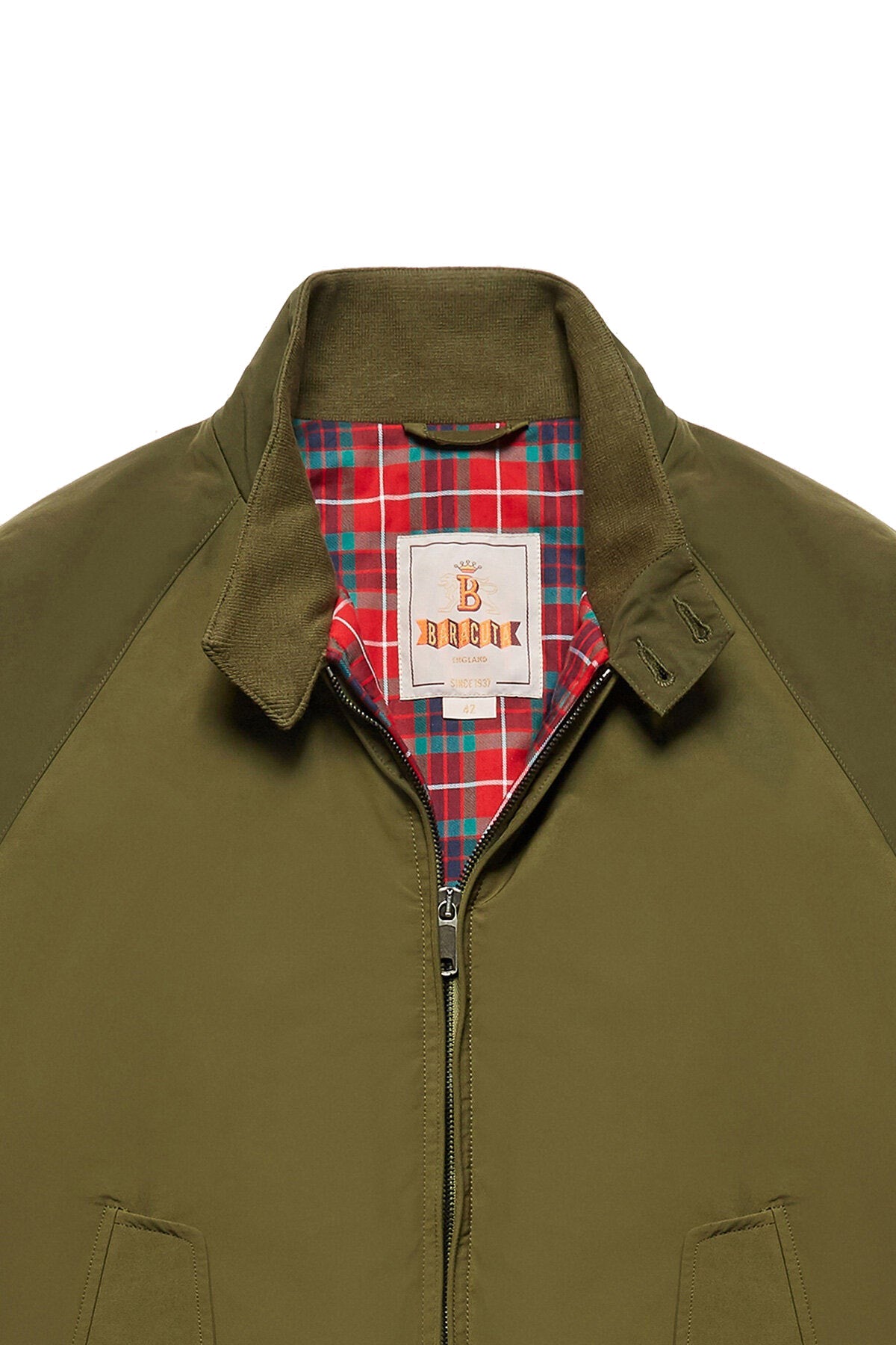 Baracuta Thermal Classic Verde Militare Uomo