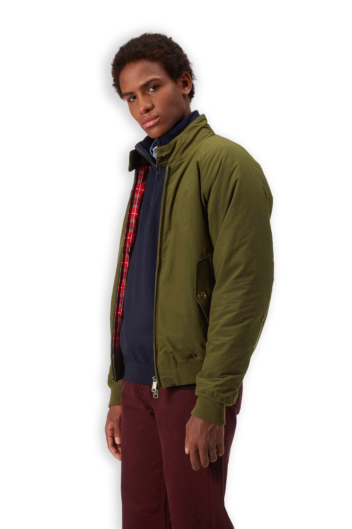 Baracuta Thermal Classic Verde Militare Uomo