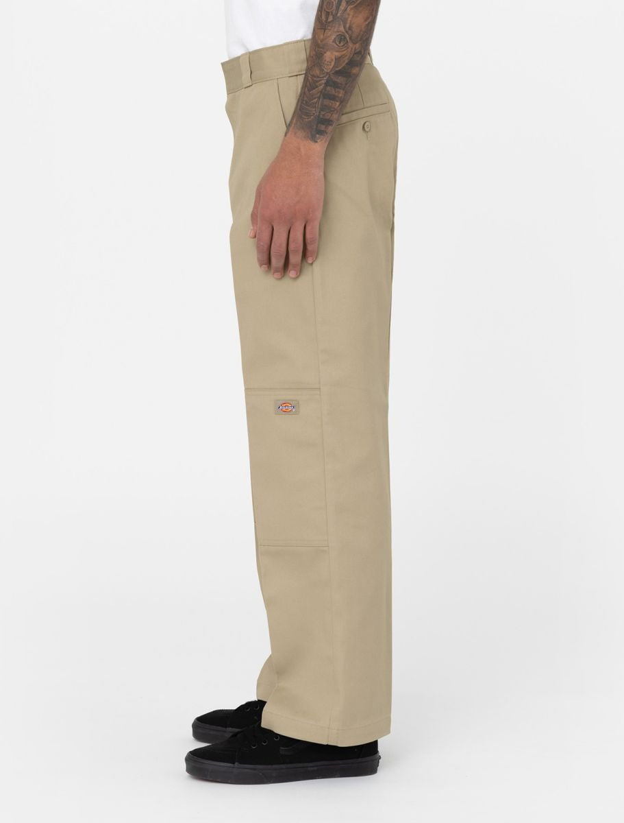 Pantaloni Dickies Slim Straight Double Knee Rec Kaki Uomo