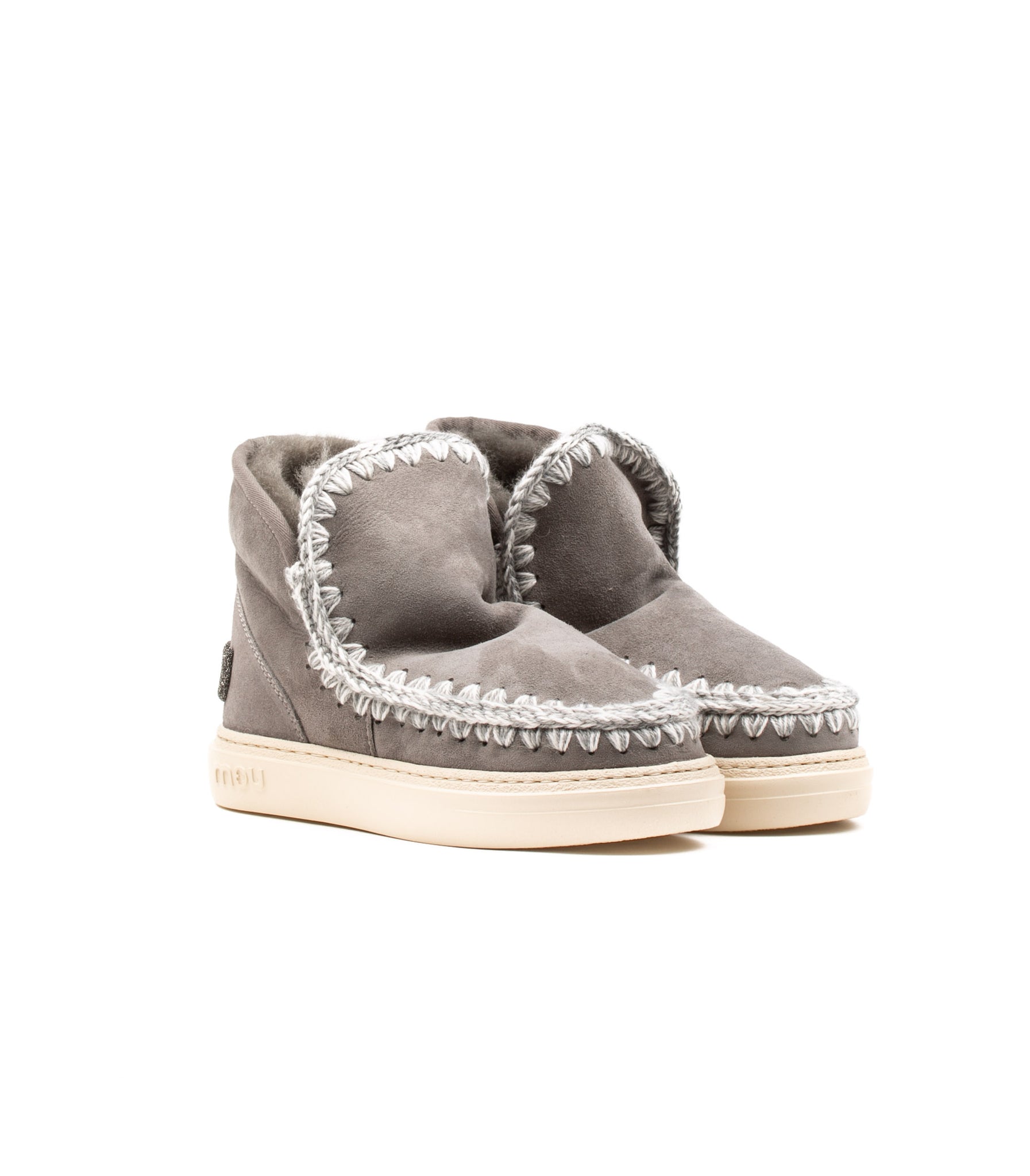 Mou Eskimo Sneaker Bold Glit Logo Antracite Donna