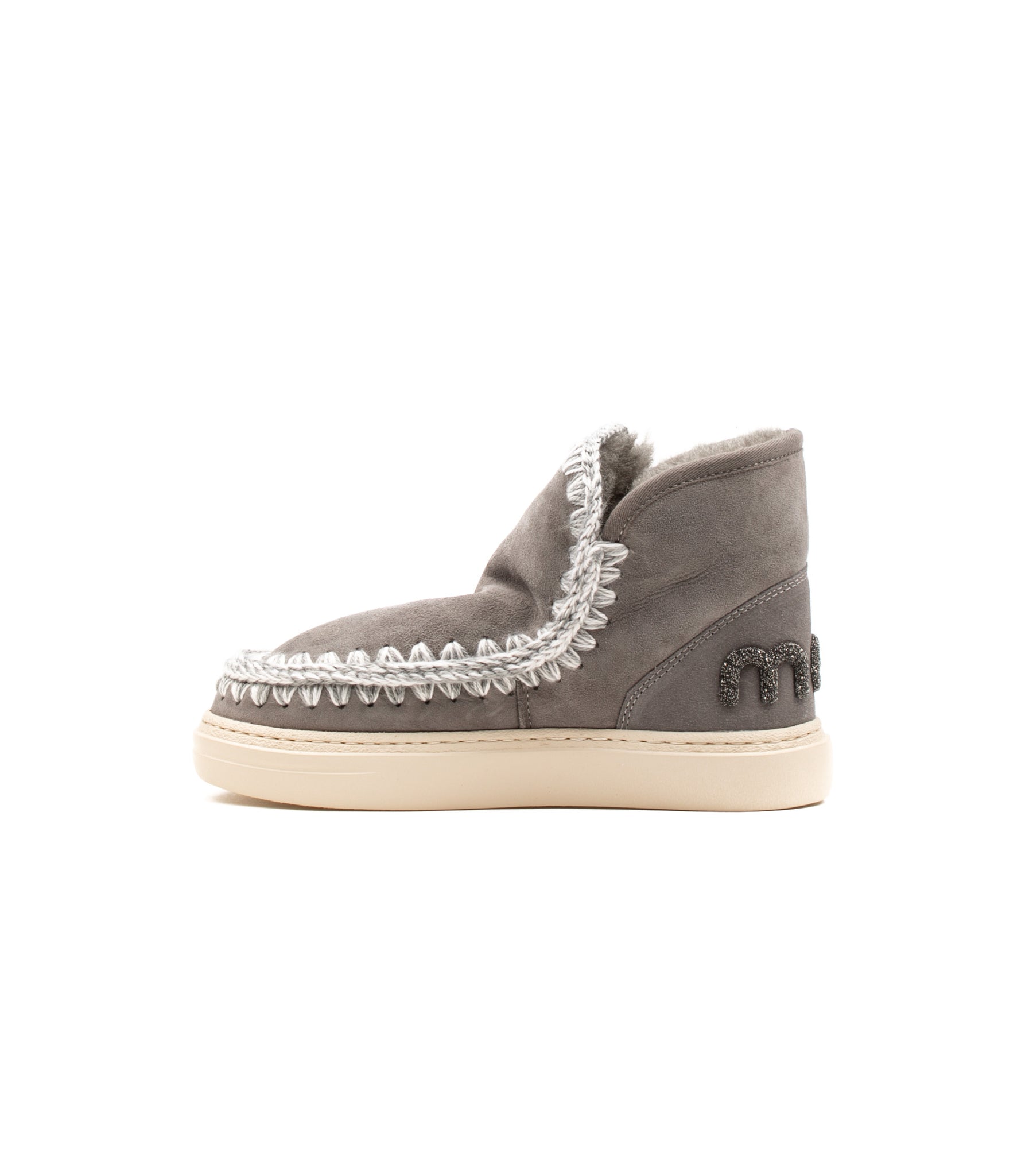 Mou Eskimo Sneaker Bold Glit Logo Antracite Donna