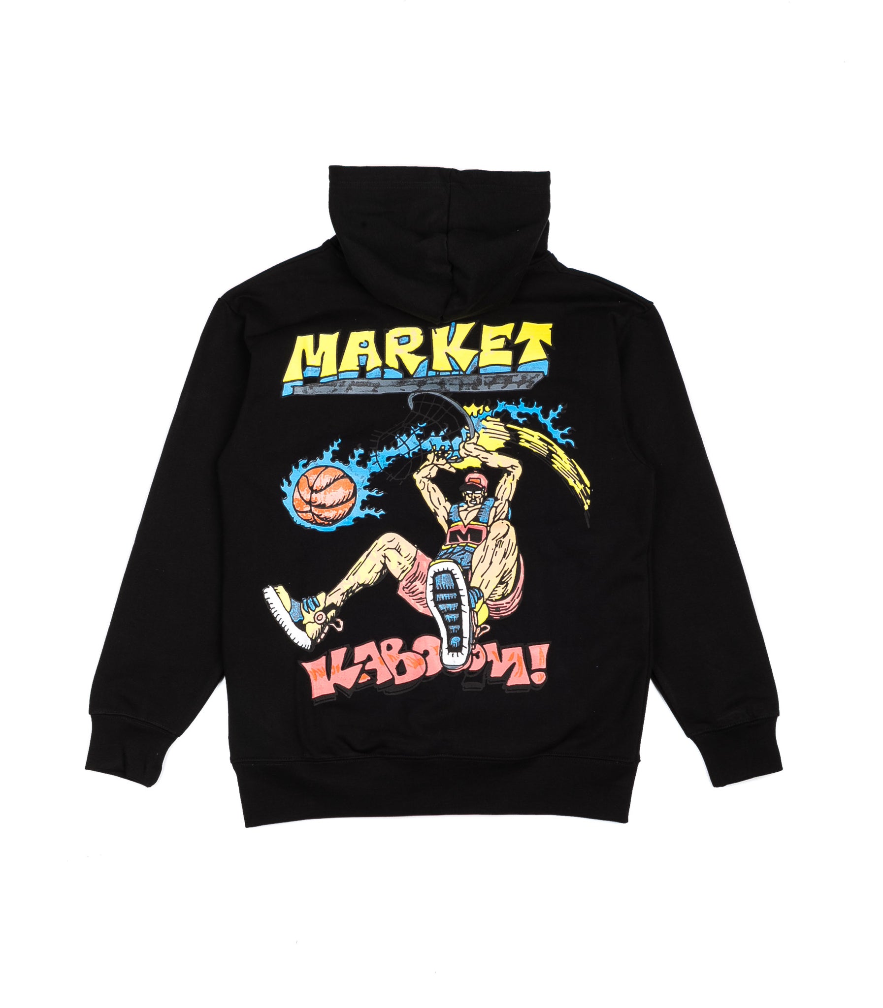 Market Slam Dunk Sketch Hoodie Nero Uomo