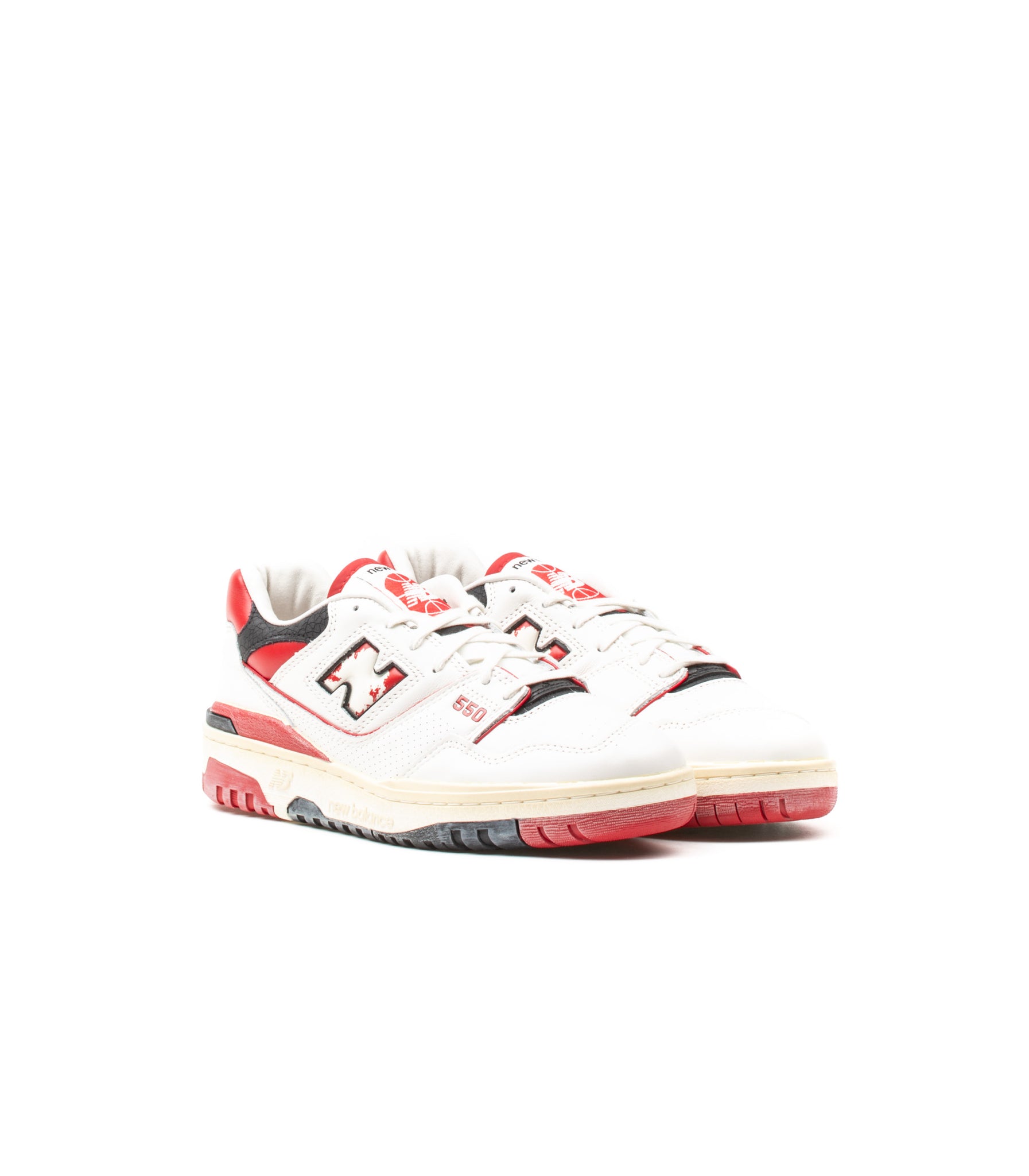 New Balance 550 Vintage Og White Red